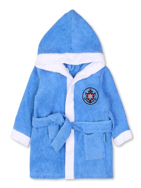Халат Мальчикам Bonito Синий светлый Штурвал (фото 1)