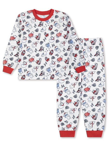 Пижама Мальчикам Takro Белый Мишки (фото 1)