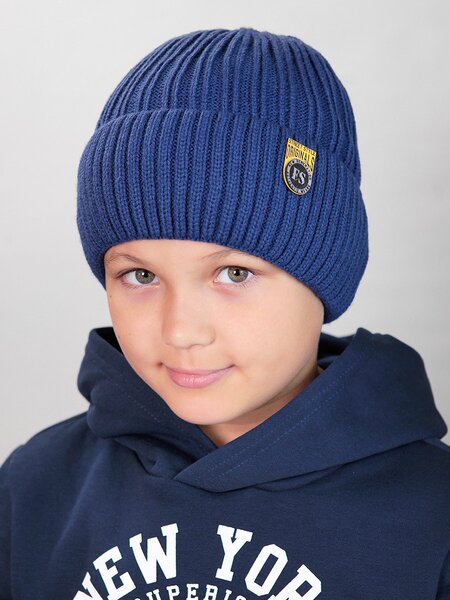 Шапка Мальчикам Россия Микс Нашивка (фото 1)