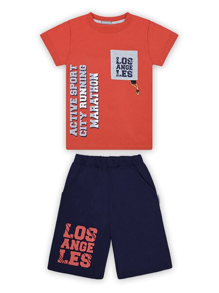 Костюм Мальчикам Bonito Кирпичный; Чернильный Надпись (фото 1)