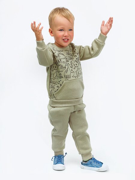 Костюм Мальчикам Ивашка Хаки Динозаврики (фото 1)