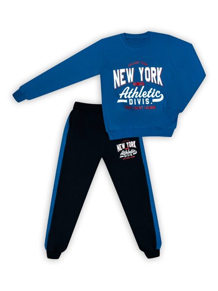 Костюм Мальчикам Россия Синий Надпись (фото 1)