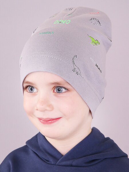 Шапка Мальчикам Россия Микс Динозавры (фото 1)