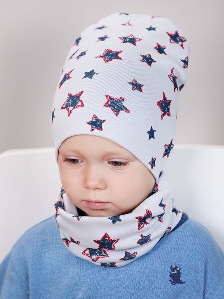 Комплект Мальчикам Россия Серый светлый Звёзды (фото 1)