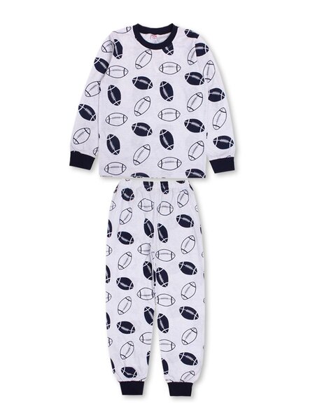 Пижама Мальчикам Bonito Серый меланж Мячи (фото 1)