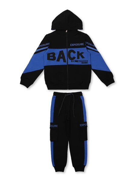 Костюм Мальчикам Bonito Ультрамарин; Чёрный Надпись (фото 1)