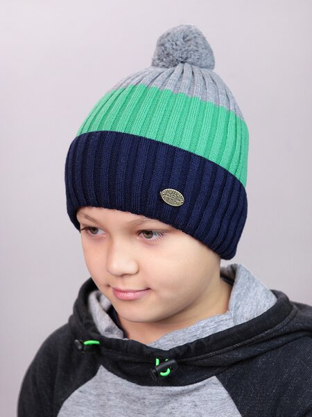 Шапка Мальчикам Россия Микс Полоски (фото 1)
