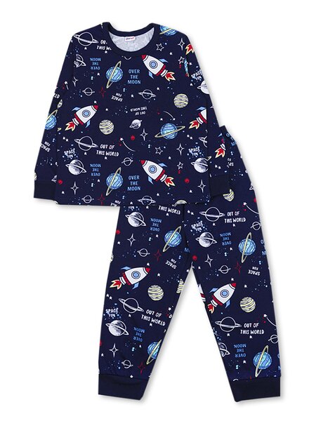 Пижама Мальчикам Юлала Чернильный Космос (фото 1)