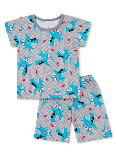 Пижама Мальчикам Юлала Серый Акулы (фото 1)
