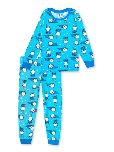 Пижама Мальчикам Le&lo Голубой Зайки (фото 1)
