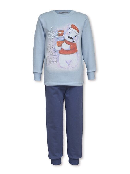 Пижама Мальчикам Лунёва Голубой Мишка (фото 1)