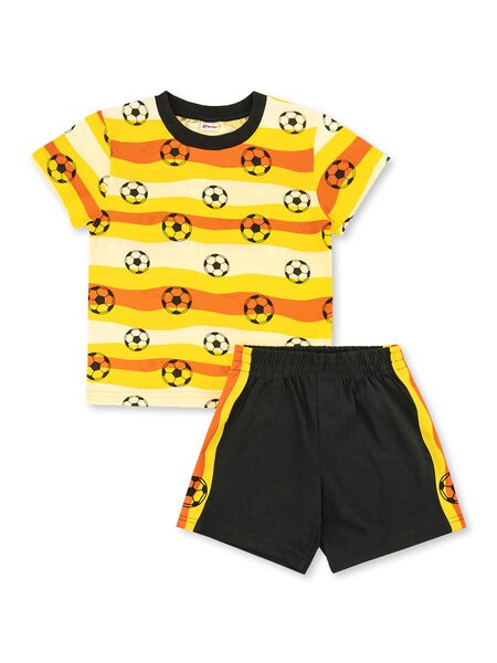 Комплект Мальчикам Юлала Жёлтый; Чёрный Футбол (фото 1)