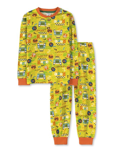 Пижама Мальчикам Весёлый супер далматинец Жёлтый Гонки (фото 1)