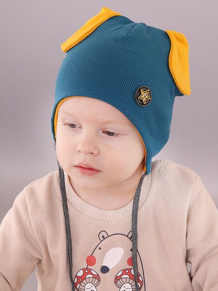 Шапка Мальчикам Россия Микс Эмблема (фото 1)