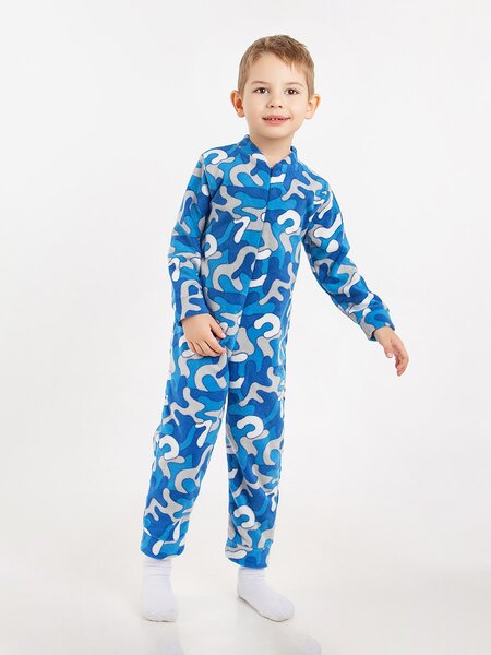 Комбинезон Мальчикам Юлала Синий Узоры (фото 1)