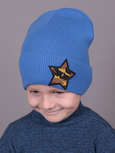 Шапка Мальчикам Россия Микс Звезда (фото 1)