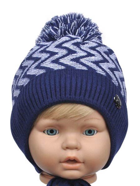 Шапка Мальчикам Россия Микс Геометрия (фото 1)