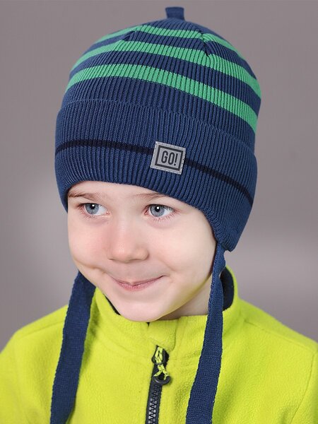 Шапка Мальчикам Россия Микс Нашивка (фото 1)