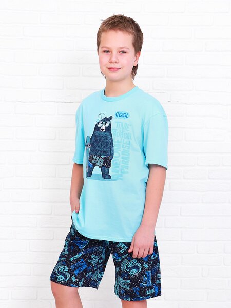 Костюм Мальчикам Россия Голубой Медведь (фото 1)