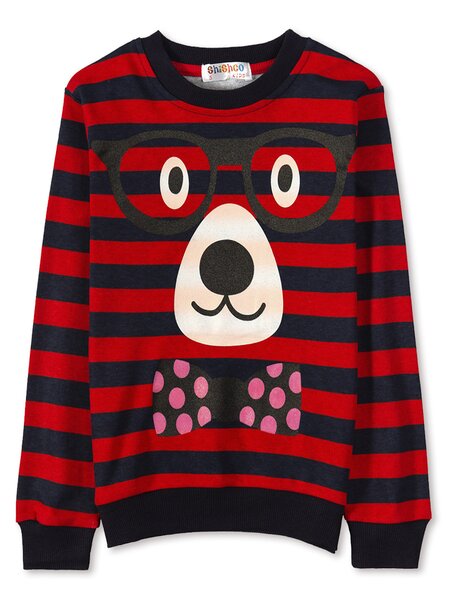 Джемпер Мальчикам Shishco Красный; Чернильный Мордочка (фото 1)