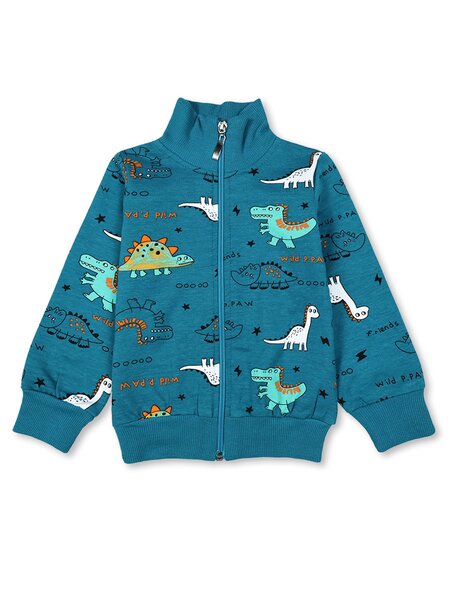 Толстовка Мальчикам Bonito Синий Динозаврики (фото 1)