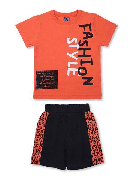 Костюм Мальчикам Bonito Оранжевый; Чёрный Надпись (фото 1)