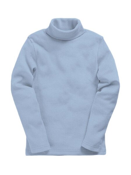 Водолазка Мальчикам Весёлый супер-слонёнок Синий светлый Без рисунка (фото 1)