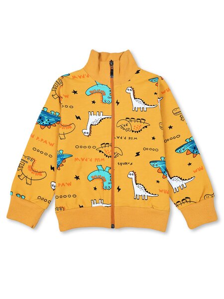 Толстовка Мальчикам Bonito Горчичный Динозаврики (фото 1)