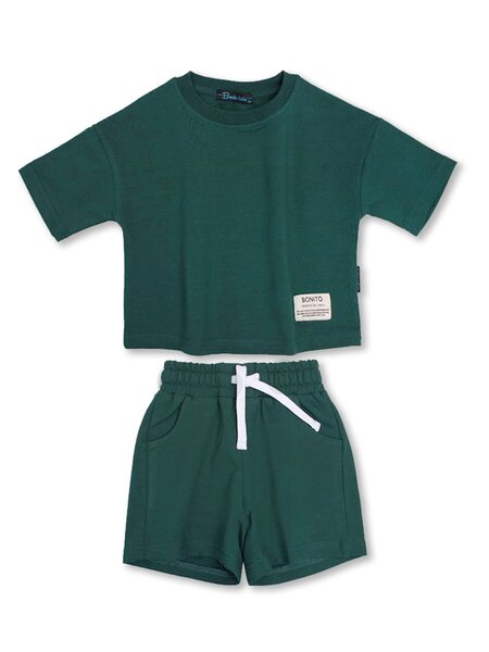 Костюм Мальчикам Bonito Зелёный тёмный Нашивка (фото 1)