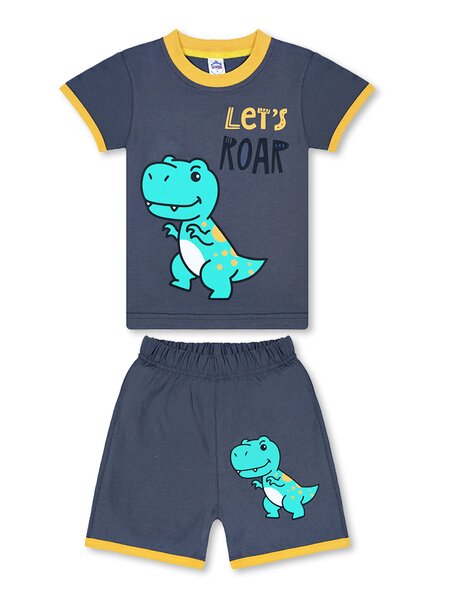 Костюм Мальчикам Bonito Серый тёмный Динозавр (фото 1)