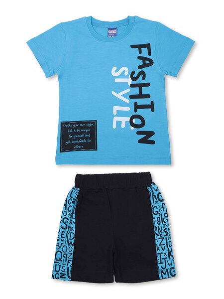 Костюм Мальчикам Bonito Голубой; Чёрный Надпись (фото 1)