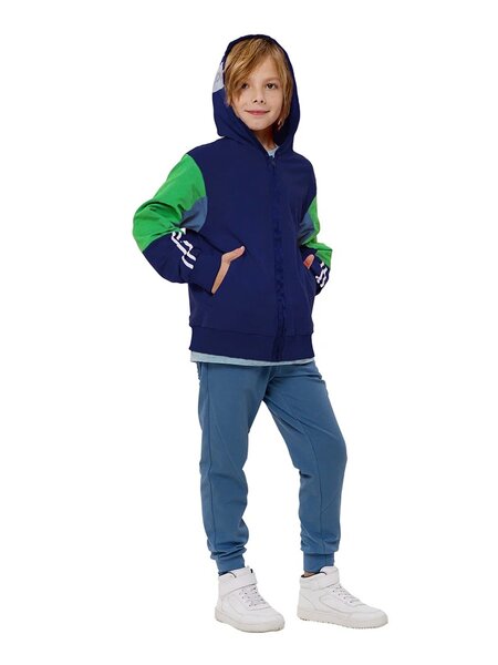 Толстовка Мальчикам Россия Чернильный Без рисунка (фото 1)