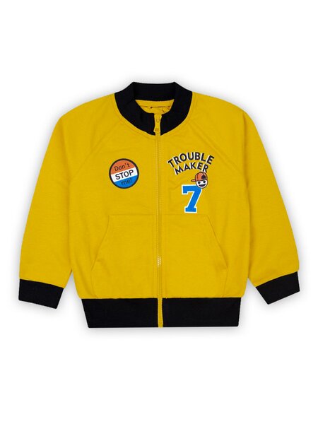 Джемпер Мальчикам Takro Горчичный Надпись (фото 1)