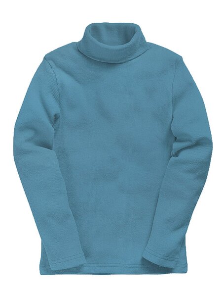 Водолазка Мальчикам Весёлый супер-слонёнок Бирюзовый тёмный Без рисунка (фото 1)