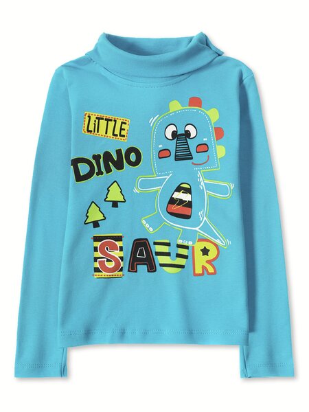 Водолазка Мальчикам Sladikmladik Синий Динозавр (фото 1)