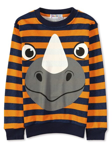 Джемпер Мальчикам Shishco Оранжевый; Чернильный Мордочка (фото 1)