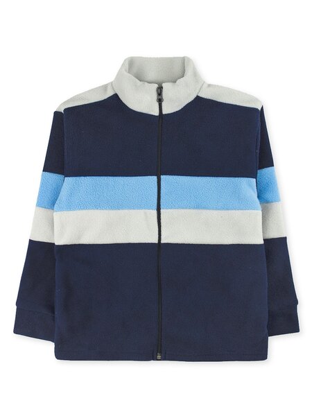 Кофта Мальчикам Юлала Чернильный; Синий светлый Полоски (фото 1)