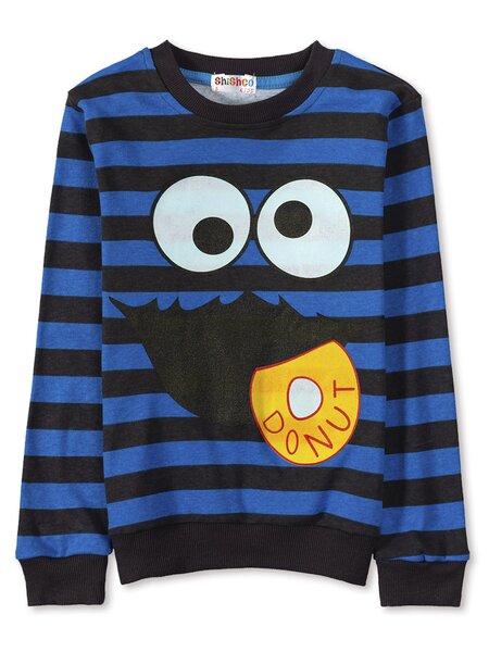 Джемпер Мальчикам Shishco Синий; Графит Мордочка (фото 1)
