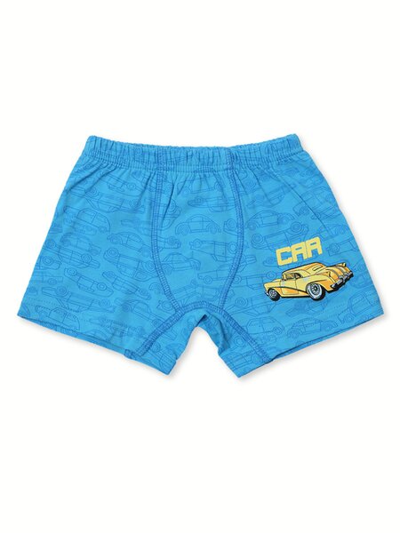 Трусы-боксеры Мальчикам Bonito Голубой Машинки (фото 1)