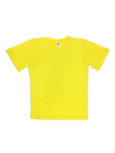 Футболка Мальчикам K&r baby Жёлтый Без рисунка (фото 1)