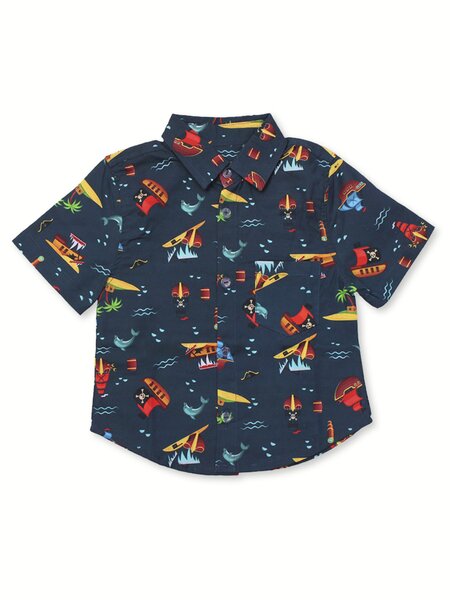 Рубашка Мальчикам Bonito Чернильный Пират (фото 1)