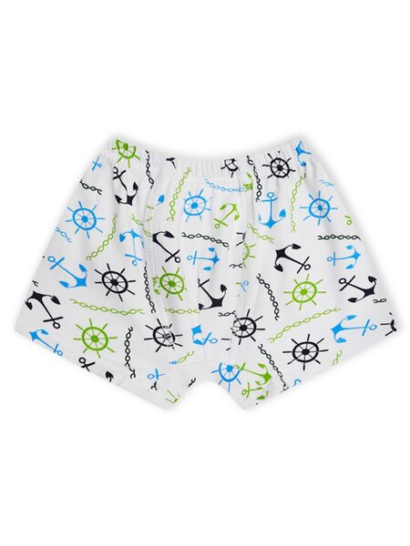 Трусы-боксеры Мальчикам Россия Белый Штурвал (фото 1)