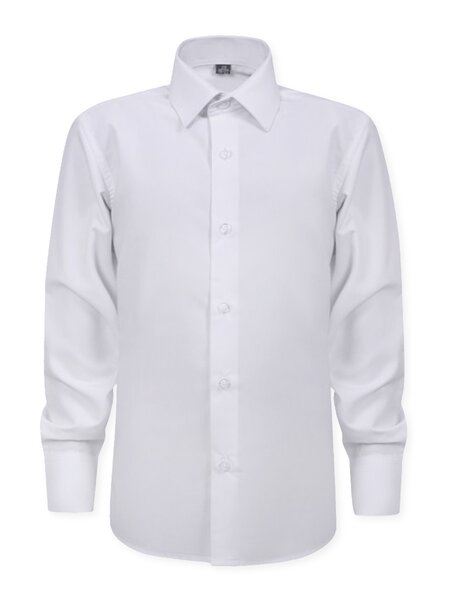 Рубашка Мальчикам Китай Белый Без рисунка (фото 1)