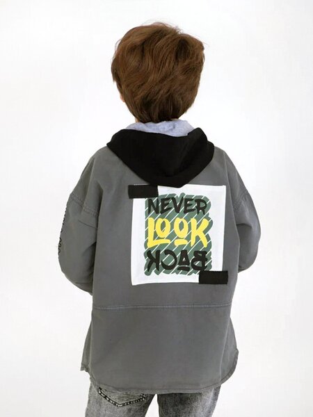 Рубашка Мальчикам Bonito Хаки Надпись (фото 2)