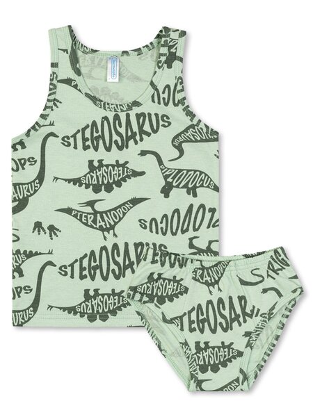 Комплект Мальчикам Takro Хаки светлый Динозавры (фото 1)