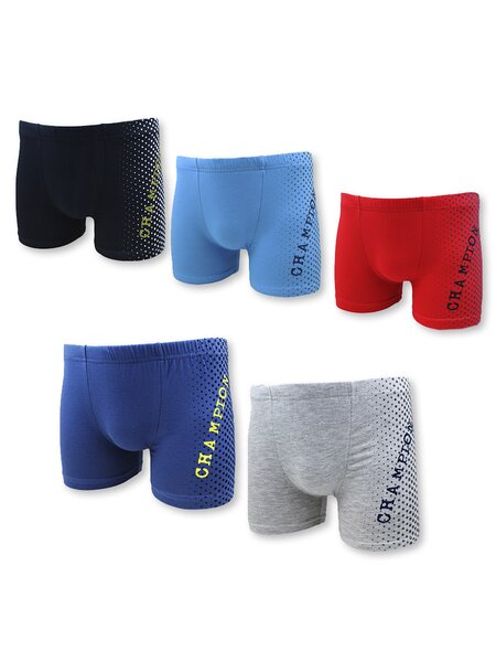 Трусы-боксёры Мальчикам Nicoletta Микс Надпись (фото 1)