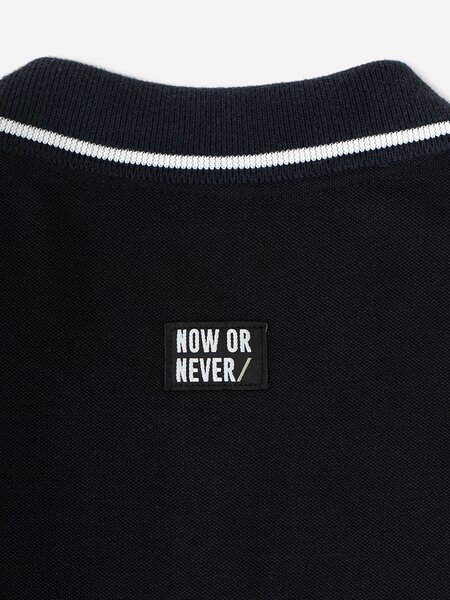 Поло Мальчикам Cubby Чёрный Надпись (фото 2)