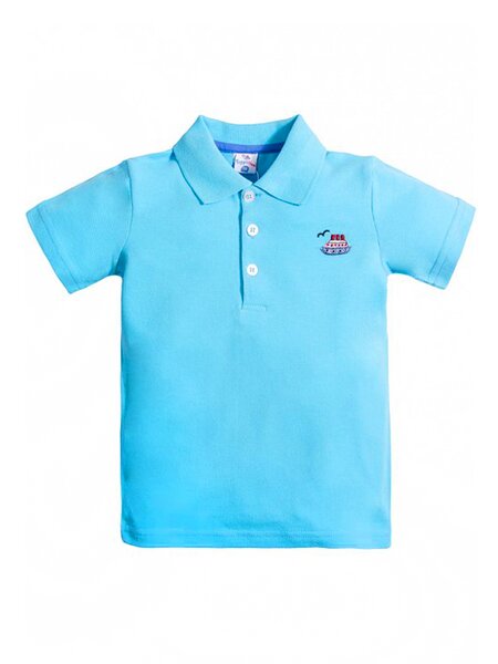 Поло Мальчикам Toppolino Голубой Корабль (фото 1)