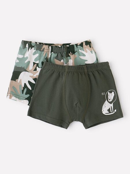 Набор трусов Мальчикам Crockid Хаки Камуфляж (фото 1)