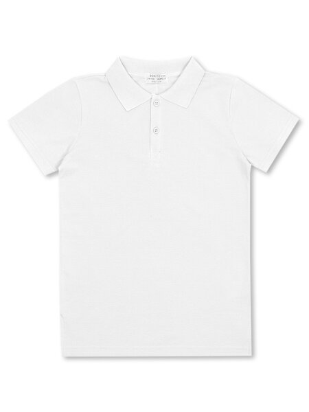 Поло Мальчикам Bonito Белый Без рисунка (фото 1)